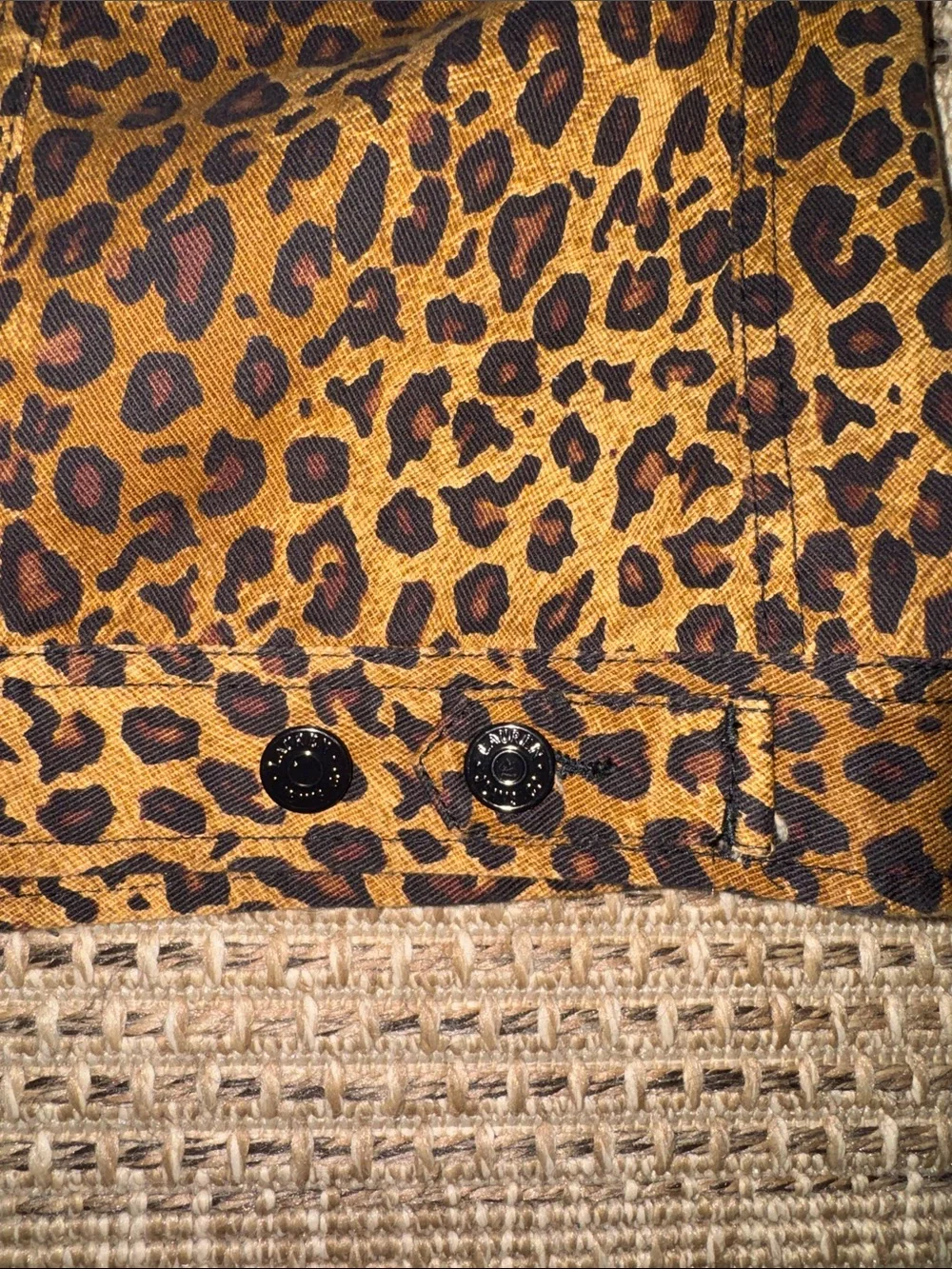 Lauren Jeans Co. Ralph Lauren Leopard Print Jacket - Brown & Black Animal Print - Picture 6 of 6